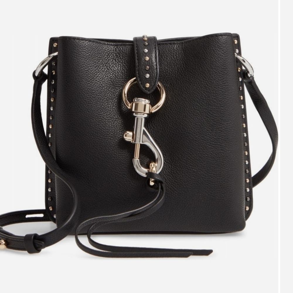 Rebecca Minkoff - Megan Mini Studded Leather Feed Bag